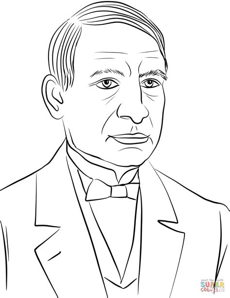 benito juarez para colorear preescolar